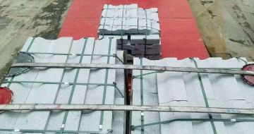 怀化 芝麻白仿形加直形路沿石出货日常