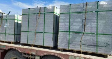 怀化 芝麻白花岗岩地铺石装车日常