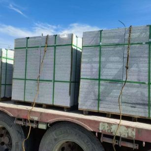 怀化 芝麻白花岗岩地铺石装车日常