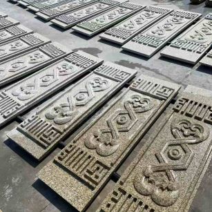 怀化 黄金麻花岗岩外墙雕刻板