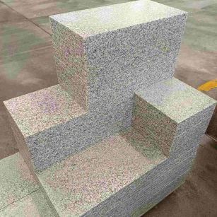 怀化 白麻花岗岩荔枝面地铺石