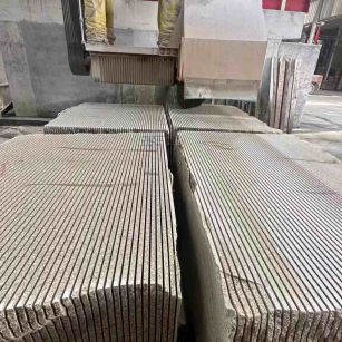 怀化 车间生产日常，黄金麻白麻花岗岩