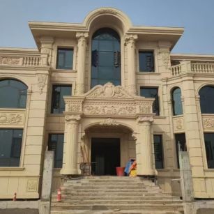 怀化 黄金麻花岗岩别墅外墙干挂