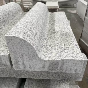 怀化 白麻花岗岩S型路沿石，路侧石，马路牙子等