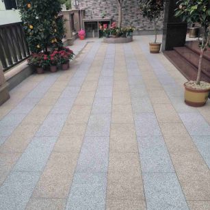 怀化 黄金麻白麻荔枝面庭院铺装展示