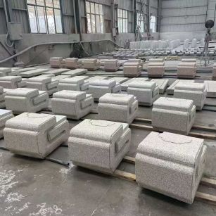 怀化 白麻花岗岩异形加工-石凳，坐凳