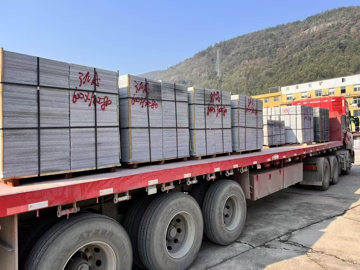 怀化 芝麻灰地铺石出货日常