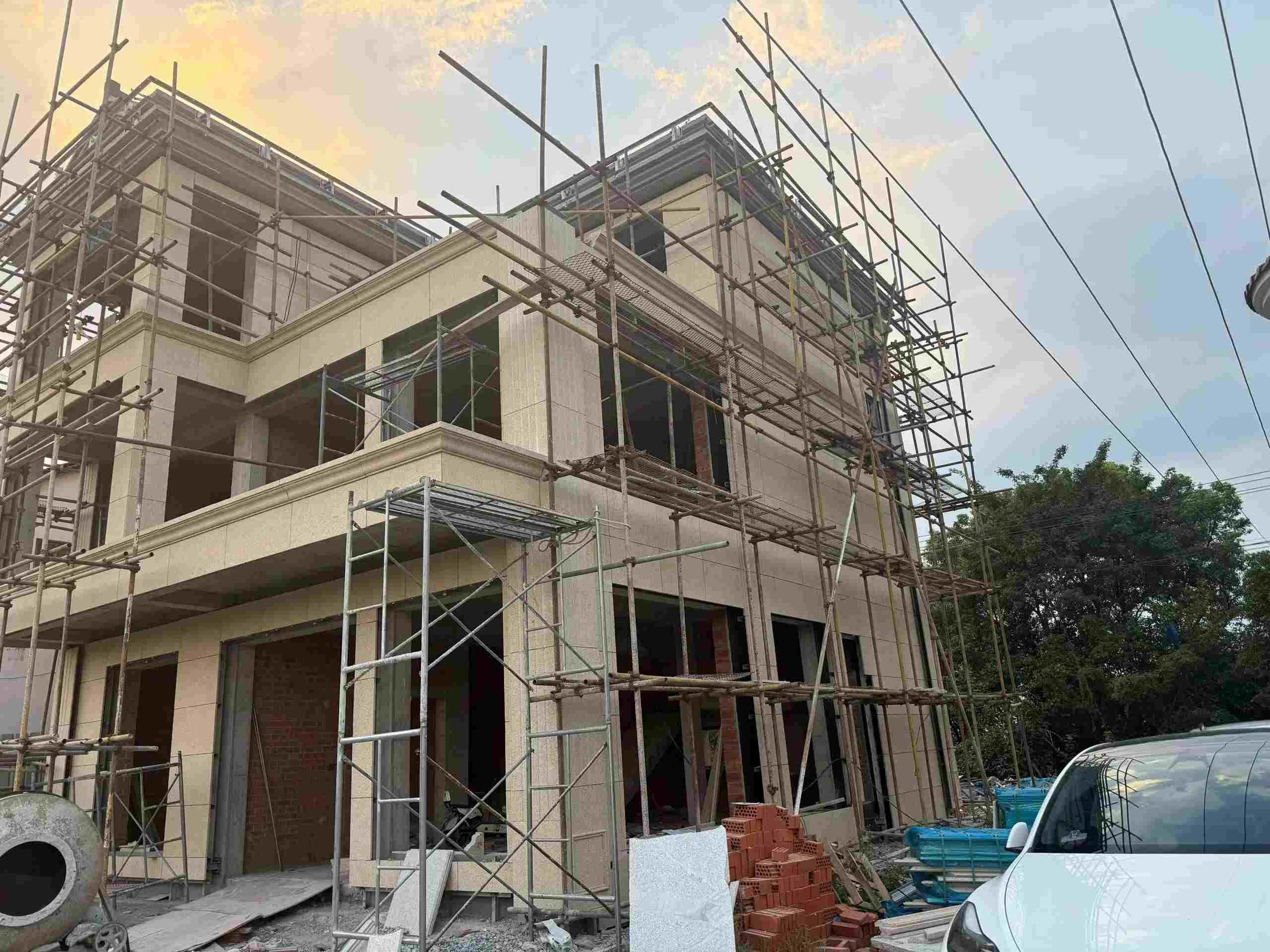 怀化 黄金麻荔枝面花岗岩外墙干挂