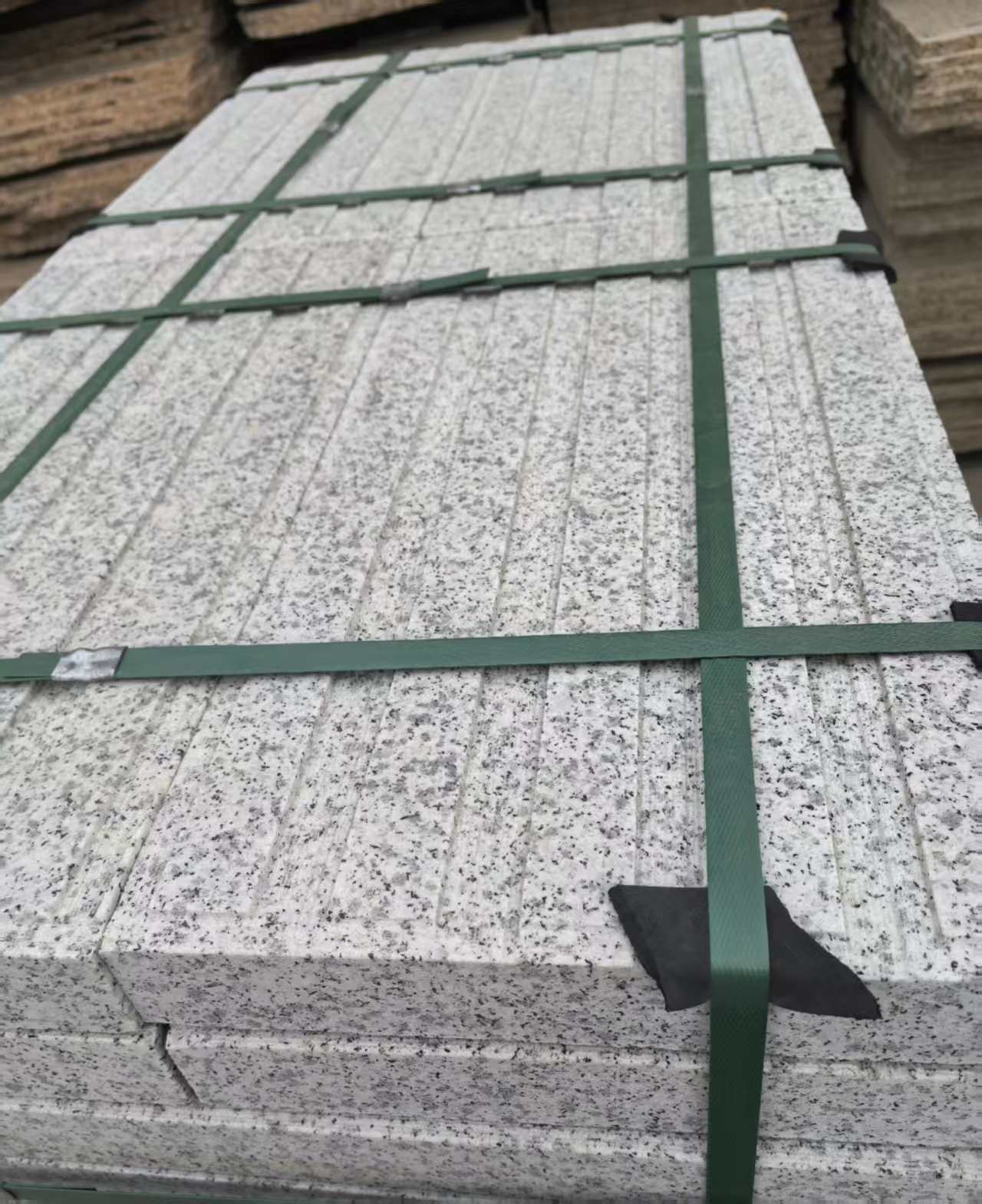 怀化 白麻花岗岩直行盲道石，盲条，地铺石