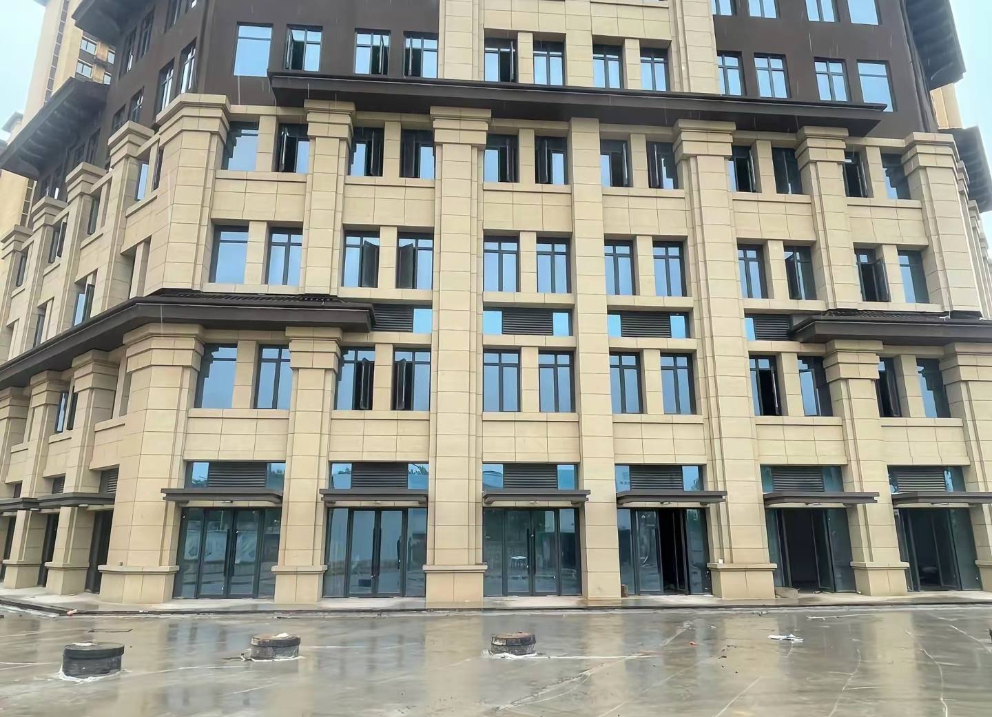 怀化 黄金麻花岗岩荔枝面小区外墙干挂