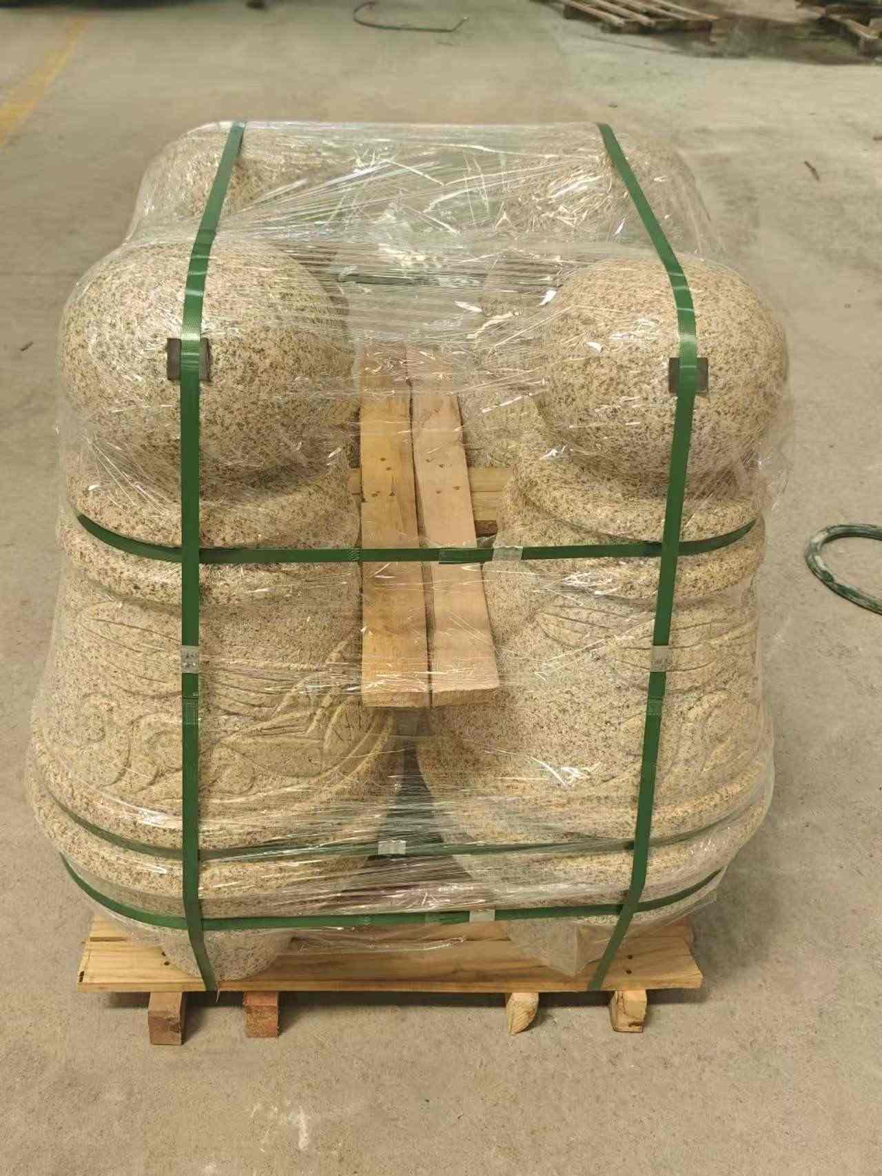 怀化 黄金麻异形定制雕花——棒棒糖挡车柱